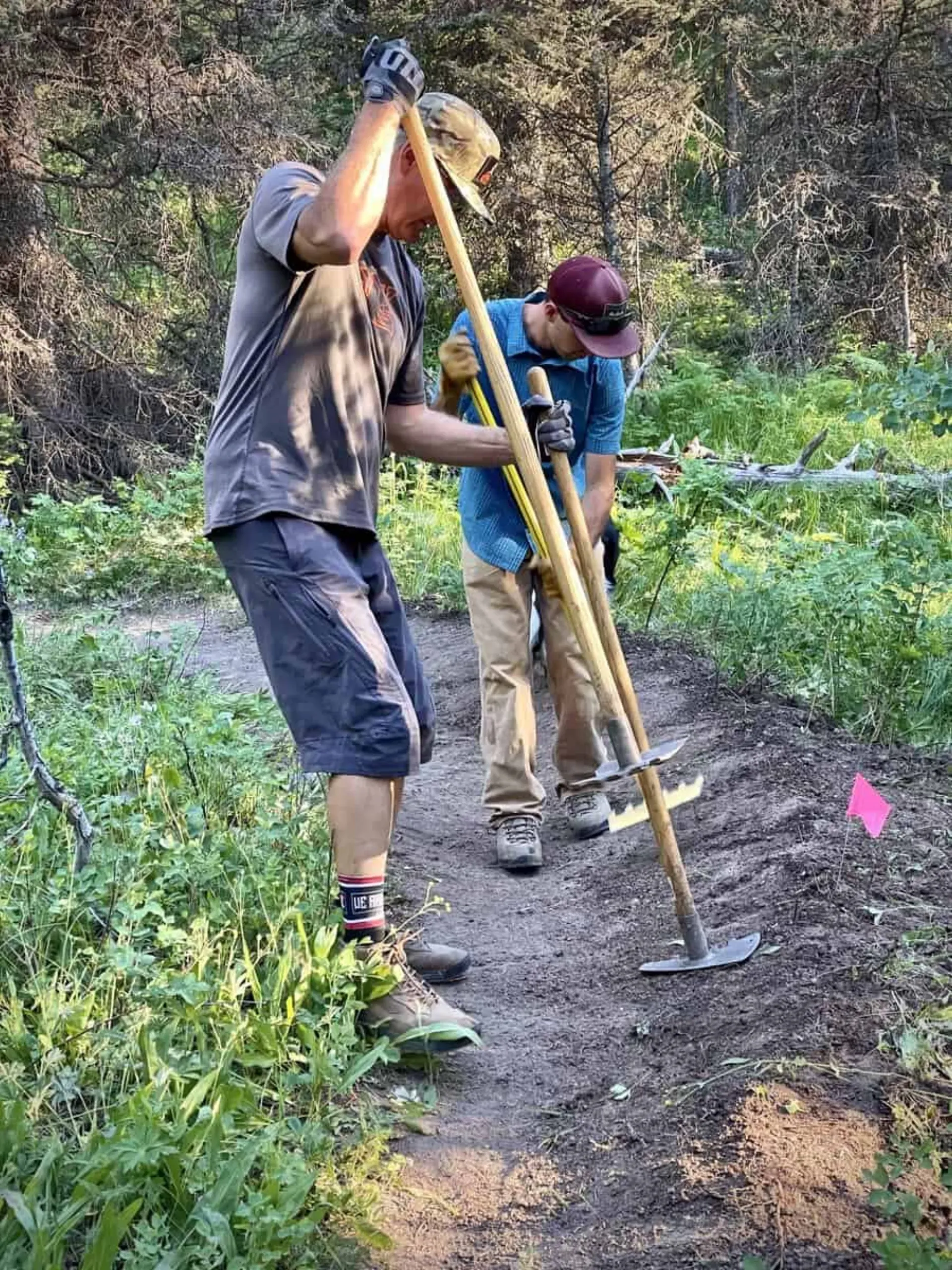 Teton Valley nonprofit volunteers working together on community projects